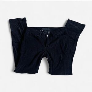Calvin Klein Jeans Black Straight Leg Velvet Pants